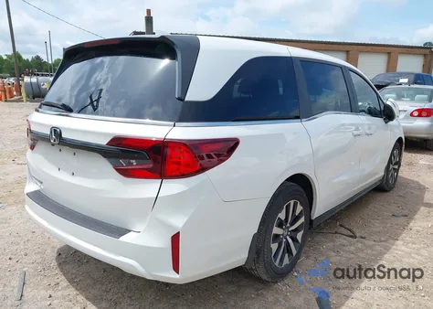 2025 Honda Odyssey Ex-L from USA, damaged, VIN 5FNRL6H66SB008666